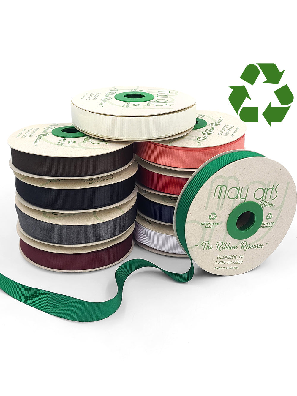 1.5 Inch Recycled Grosgrain Ribbon – Acorn Cake Supply