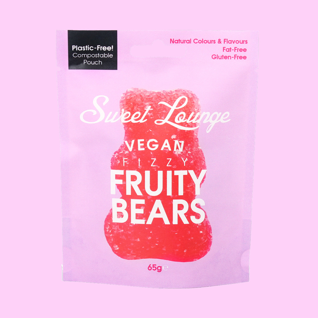 Vegan Fizzy Bears (Plastic-free) 65g