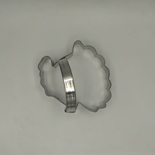 Large Turkey Side View Cookie Cutter (4 1/2")