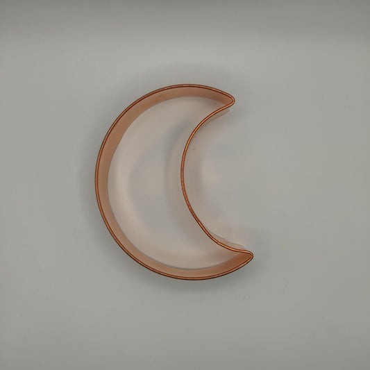 Large Copper Color Moon Cookie Cutter (4 1/2")