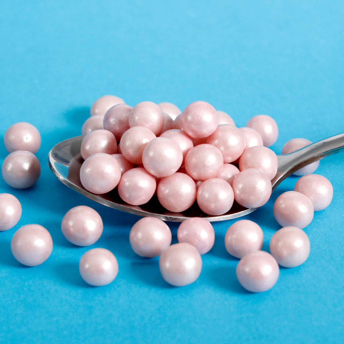 Pink 6mm Edible Pearls – Acorn Cake Supply