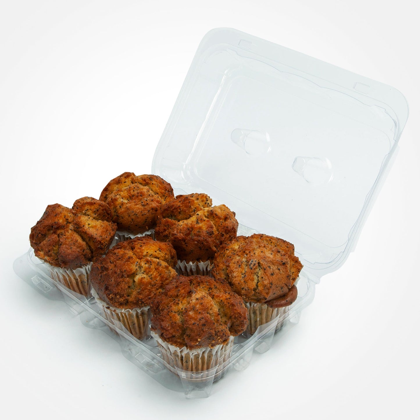 Compostable 6-pack 2.75" Classic Muffin Package