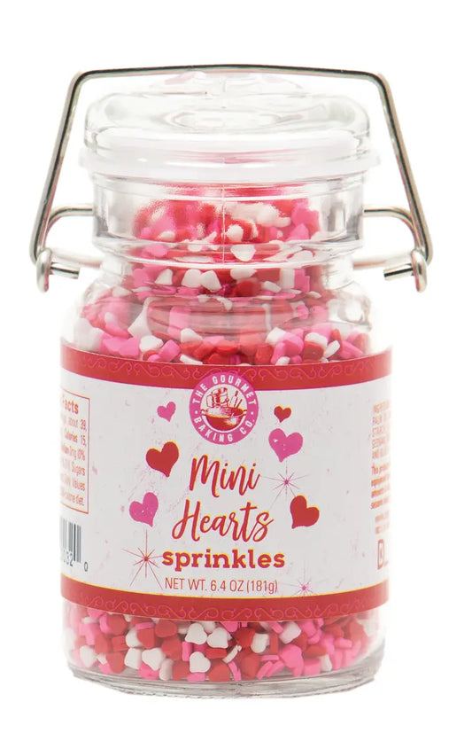 Mini Hearts Sprinkles 6.4 oz